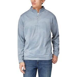 Kirkland Signature Men’s Performance Quarter Zip, Grey, Size L - NWT